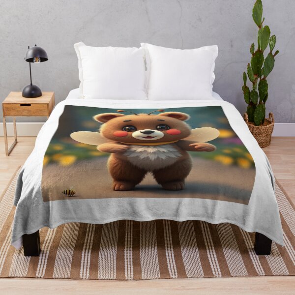 Item preview, Cute Bear Dancing in Bee Costume Vector Illustration designed and sold by hjian8219.