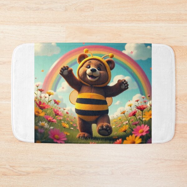 Item preview,  Cute Bear Dancing in Bee Costume Vector Illustration designed and sold by hjian8219.