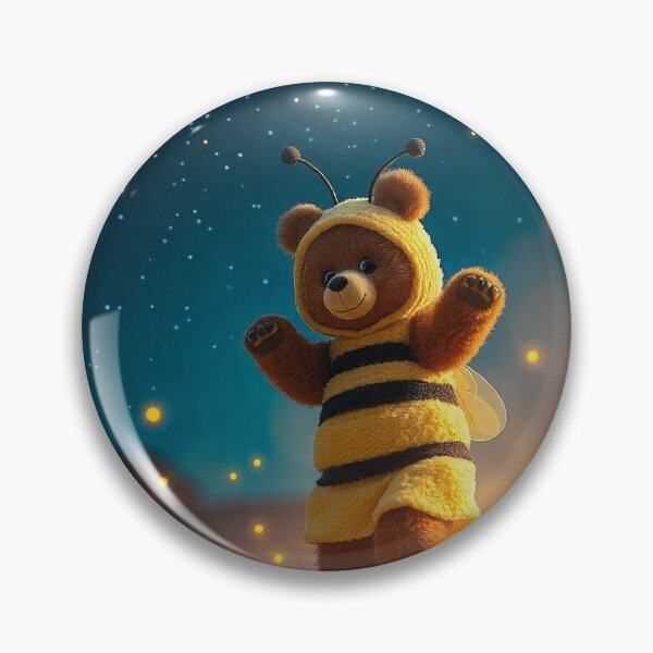 Item preview,  Cute Bear Dancing in Bee Costume Vector Illustration designed and sold by hjian8219.