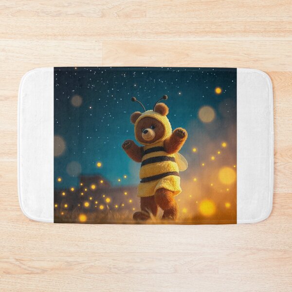 Item preview,  Cute Bear Dancing in Bee Costume Vector Illustration designed and sold by hjian8219.