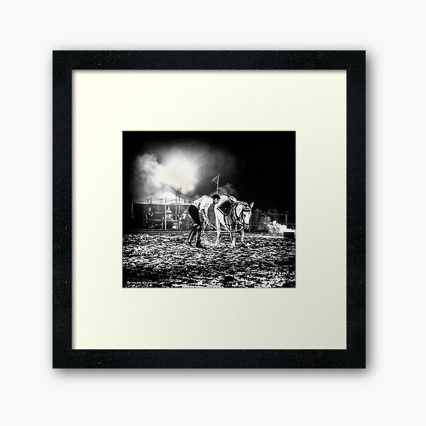 The Horse That Suffered Framed Art Print