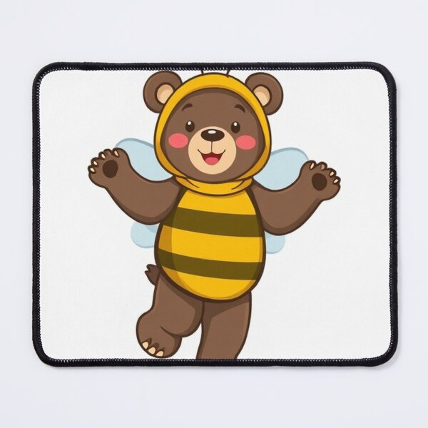 Item preview, Cute Bear Dancing in Bee Costume Vector Illustration designed and sold by hjian8219.