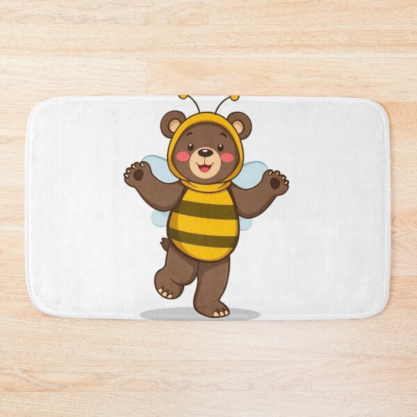 Item preview, Cute Bear Dancing in Bee Costume Vector Illustration designed and sold by hjian8219.