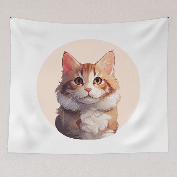 Item preview, Cute Cat Anime Style | Kawaii Kitten Handmade Drawing designed and sold by FilipeFerreira.