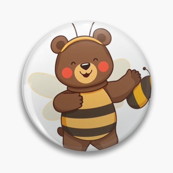 Item preview, Cute Bear Dancing in Bee Costume Vector Illustration designed and sold by hjian8219.
