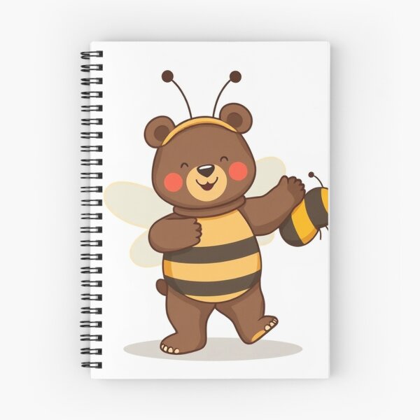 Item preview, Cute Bear Dancing in Bee Costume Vector Illustration designed and sold by hjian8219.