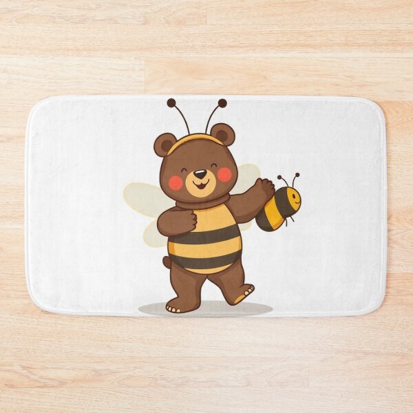 Item preview, Cute Bear Dancing in Bee Costume Vector Illustration designed and sold by hjian8219.