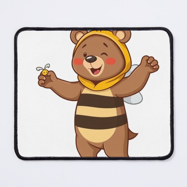 Item preview, Cute Bear Dancing in Bee Costume Vector Illustration designed and sold by hjian8219.