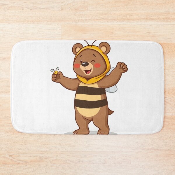 Item preview, Cute Bear Dancing in Bee Costume Vector Illustration designed and sold by hjian8219.