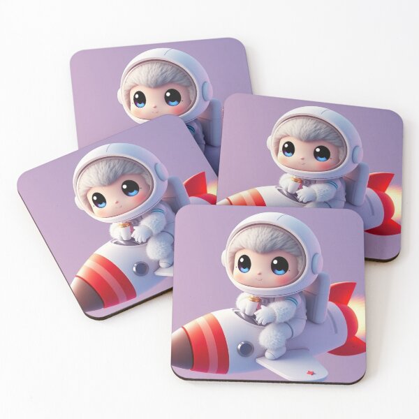 Item preview, Cute Astronaut Riding Rocket Plane Cartoon Vector Icon Illustration Science Technology Isolated designed and sold by hjian8219.