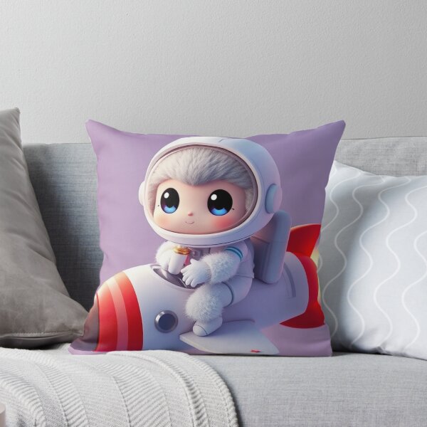 Item preview, Cute Astronaut Riding Rocket Plane Cartoon Vector Icon Illustration Science Technology Isolated designed and sold by hjian8219.
