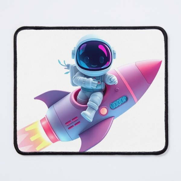 Item preview, Cute Astronaut Riding Rocket Plane Cartoon Vector Icon Illustration Science Technology Isolated designed and sold by hjian8219.