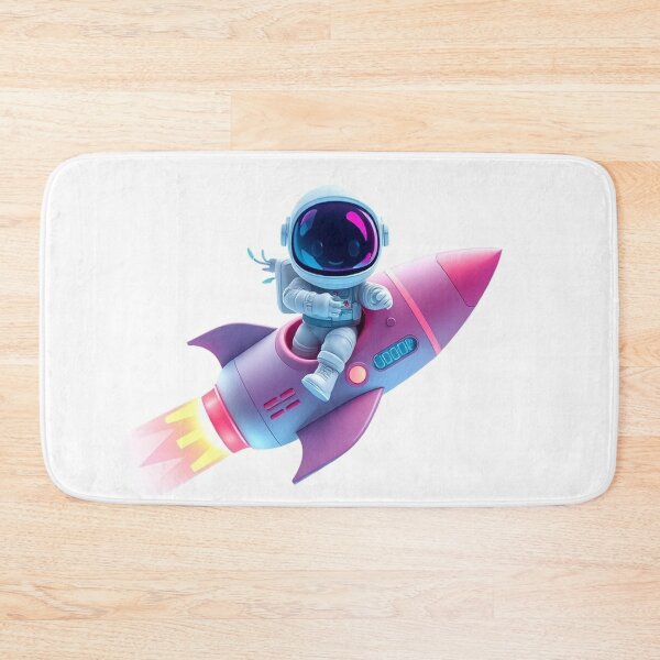 Item preview, Cute Astronaut Riding Rocket Plane Cartoon Vector Icon Illustration Science Technology Isolated designed and sold by hjian8219.