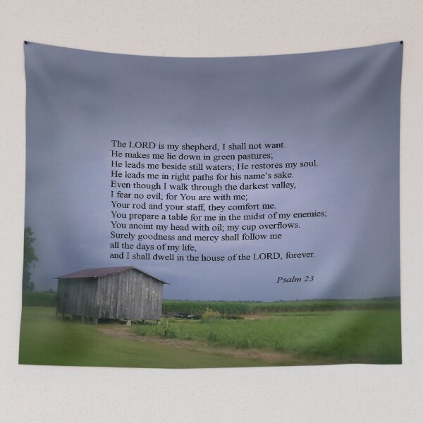 Item preview, Green Pastures Psalm 23 designed and sold by LitanyLane.