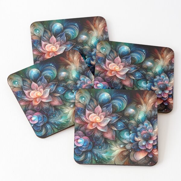 Item preview, Cosmic Flowers, Translucent Galaxies 7 designed and sold by artedamensagem.