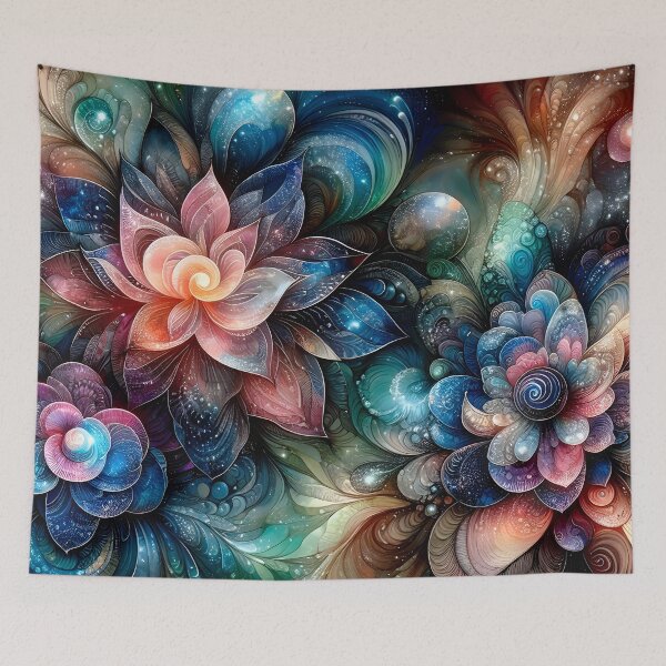 Item preview, Cosmic Flowers, Translucent Galaxies 7 designed and sold by artedamensagem.