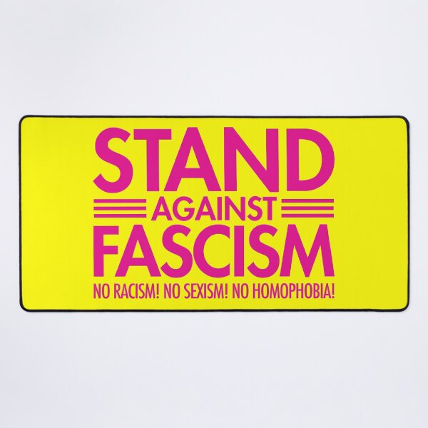 Item preview, Stand Against Fascism - No Racism - No Sexism - No Homophobia (hot pink 2.0) designed and sold by Thelittlelord.