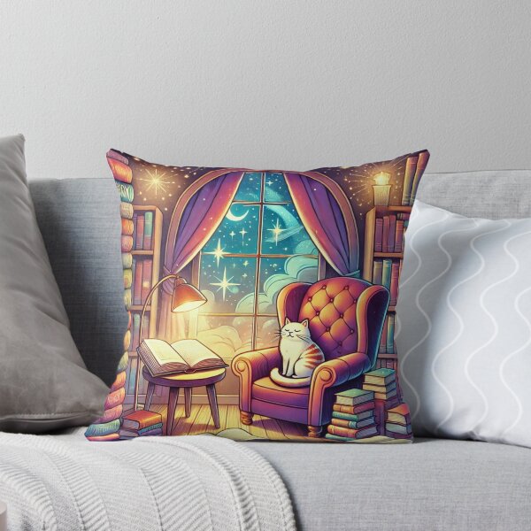 Item preview, Cozy Reading Nook Magic - Book Lover's Dream designed and sold by KittyKatto.