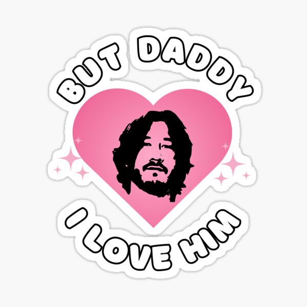 Vista previa del artículo con la obra «Pero papi lo amo (rosa) | Inspirado en Markiplier | Decoración del hogar Merchandising Fandom Pequeño apoyo | HECKINFAROUT», diseñado y vendido por Two Otters Co.