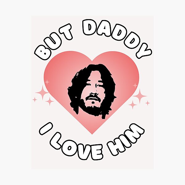 Item preview, But Daddy I love Him (Red) | Markiplier Inspired | Home Decor Merch Fandom Small Support | HECKINFAROUT  designed and sold by Two Otters Co.