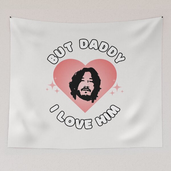Item preview, But Daddy I love Him (Red) | Markiplier Inspired | Home Decor Merch Fandom Small Support | HECKINFAROUT  designed and sold by Two Otters Co.