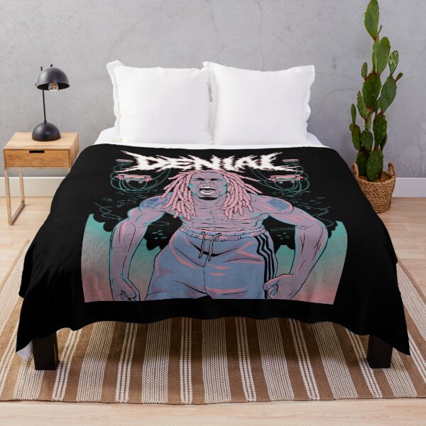 Item preview, Denial Black Nu Metal Rocker Graphic designed and sold by Mystikos Art.