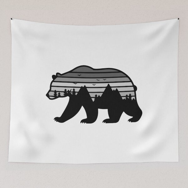 Artikelvorschau, Mountain Bear: Wild Nature in Rustic Style entworfen und verkauft von Timegraf.
