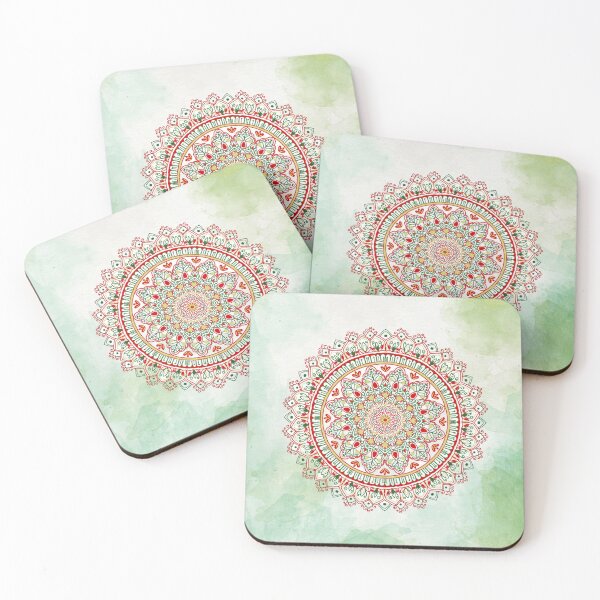 Item preview, Green Traditional Mandala designed and sold by cosmiccircles01.