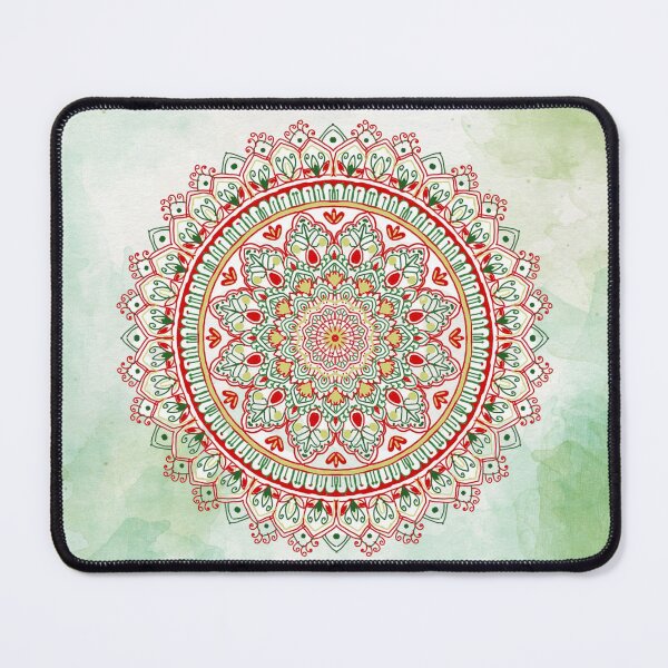 Item preview, Green Traditional Mandala designed and sold by cosmiccircles01.