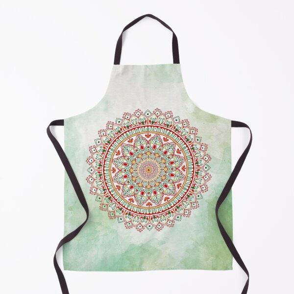 Item preview, Green Traditional Mandala designed and sold by cosmiccircles01.