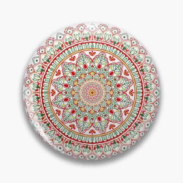 Item preview, Green Traditional Mandala designed and sold by cosmiccircles01.