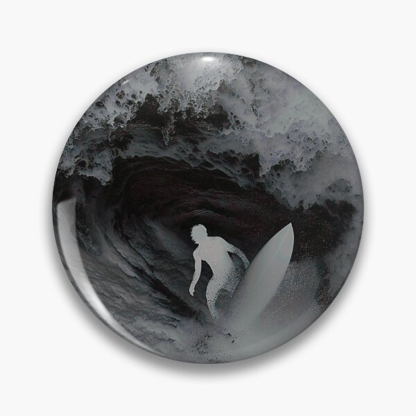 Item preview, BIG WHITEWASH WAVE SURFER RIDING THE TUBE BARREL designed and sold by NikoDeeko.