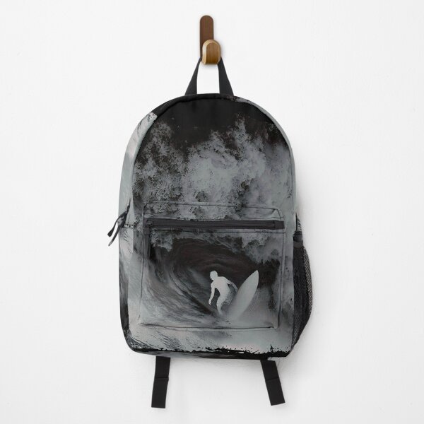 Item preview, BIG WHITEWASH WAVE SURFER RIDING THE TUBE BARREL designed and sold by NikoDeeko.
