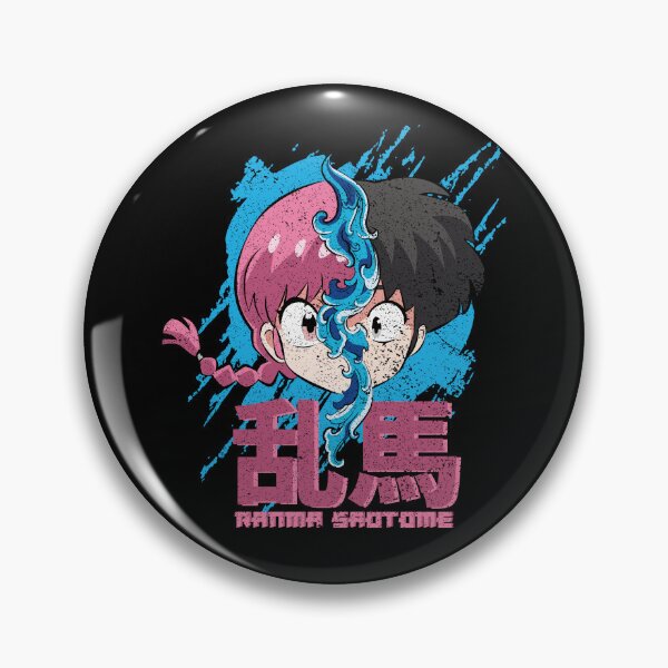 Item preview, RANMA 1/2 2024: HOT & COLD FACE (GRUNGE STYLE) designed and sold by FunGangStore.