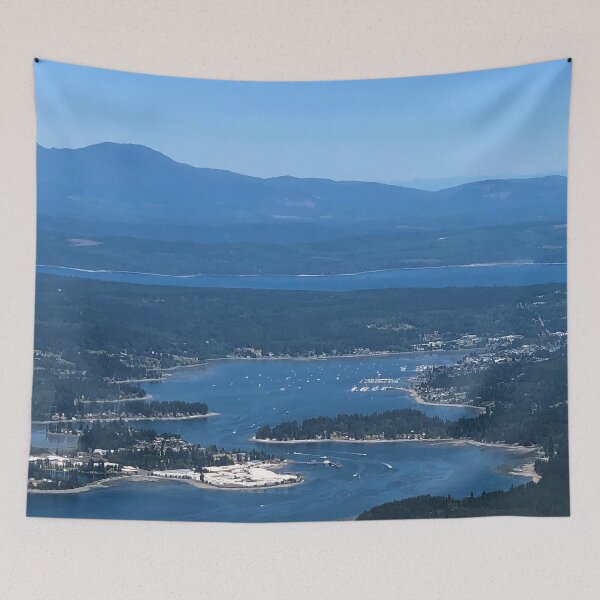 Item preview, Liberty Bay Olympic Mountains designed and sold by flyscenicair.