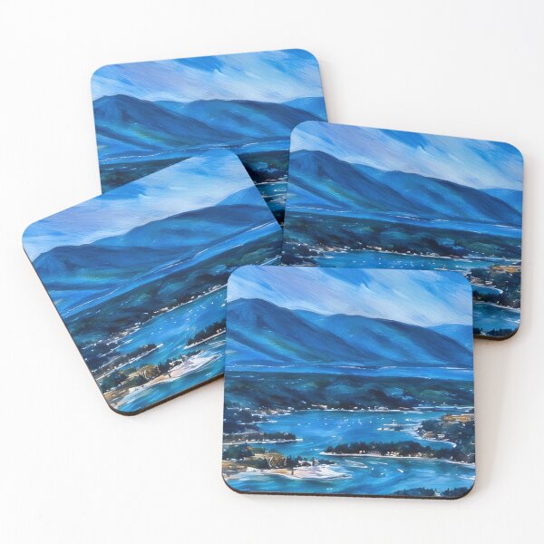 Item preview, Liberty Bay Olympic Mountains (Pastel) designed and sold by flyscenicair.