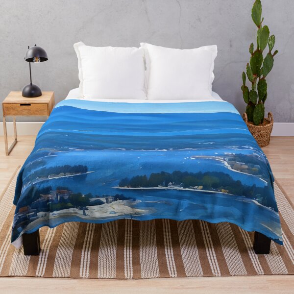 Item preview, Liberty Bay Olympic Mountains (Impressionist) designed and sold by flyscenicair.
