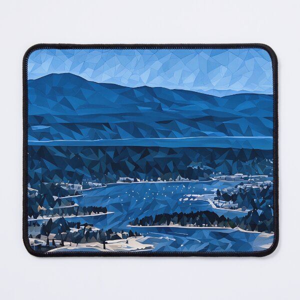 Item preview, Liberty Bay Olympic Mountains (Poly Art) designed and sold by flyscenicair.