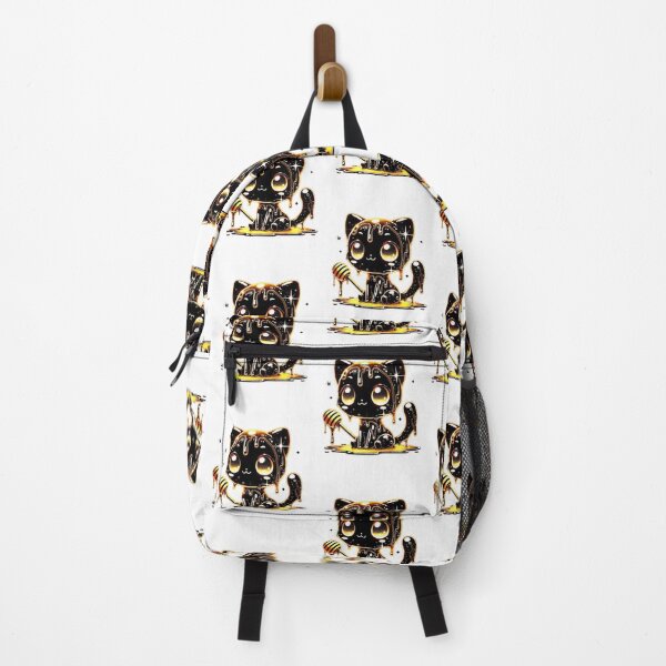 Item preview, Funny Black Cat With Honey Funny design graphic designed and sold by Creat-Des.