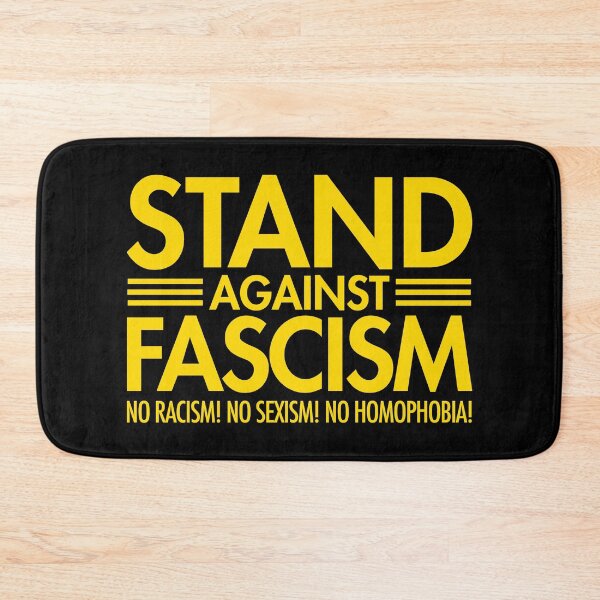 Item preview, Stand Against Fascism - No Racism - No Sexism - No Homophobia (yellow) designed and sold by Thelittlelord.