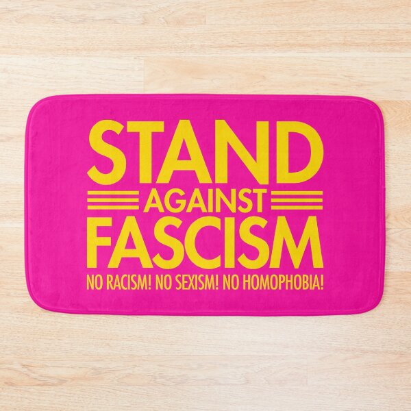 Item preview, Stand Against Fascism - No Racism - No Sexism - No Homophobia (yellow 2.0) designed and sold by Thelittlelord.