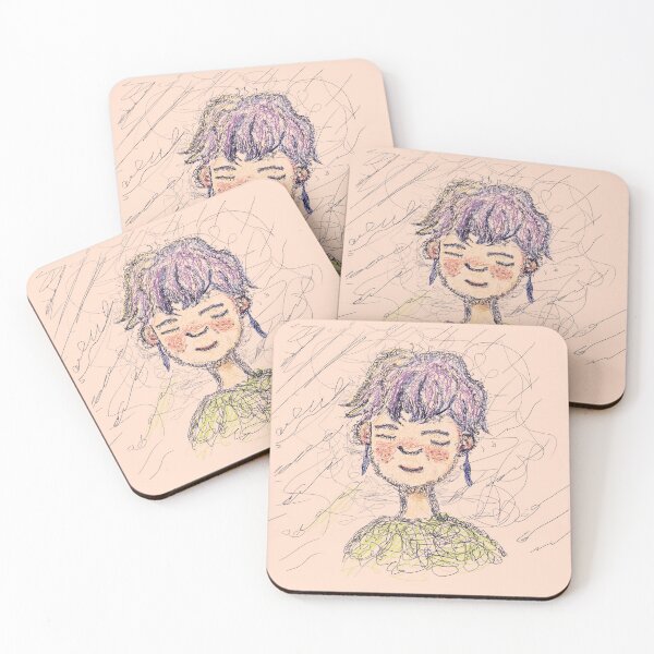 Item preview, Drawing of a calm girl designed and sold by racalari.