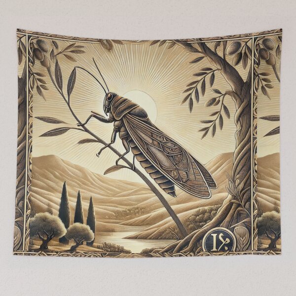 Item preview, The Locust: A Symbol of Judgment and Renewal designed and sold by Meta2Physical.
