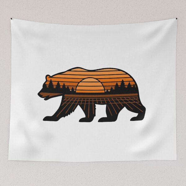 Artikelvorschau, Mountain Bear: Wild Nature in Rustic Style entworfen und verkauft von Timegraf.