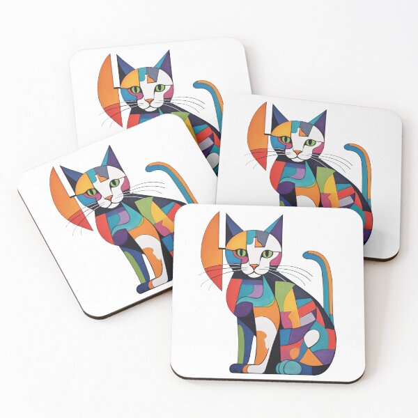 Item preview, The Cubist Cat-3 designed and sold by LKozerski.