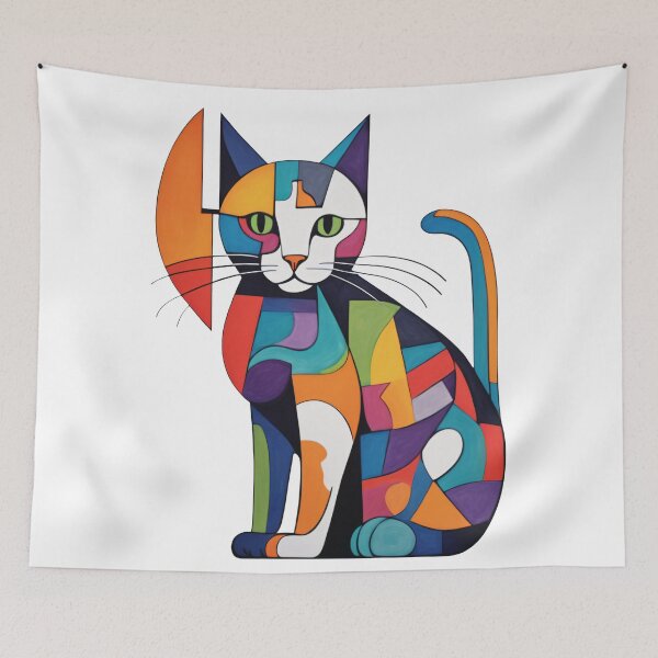 Item preview, The Cubist Cat-3 designed and sold by LKozerski.