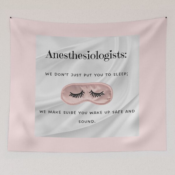 Item preview, Anesthesiologists: Safe and Sound - Cute Medical Quote Design designed and sold by Puretrendsetter.