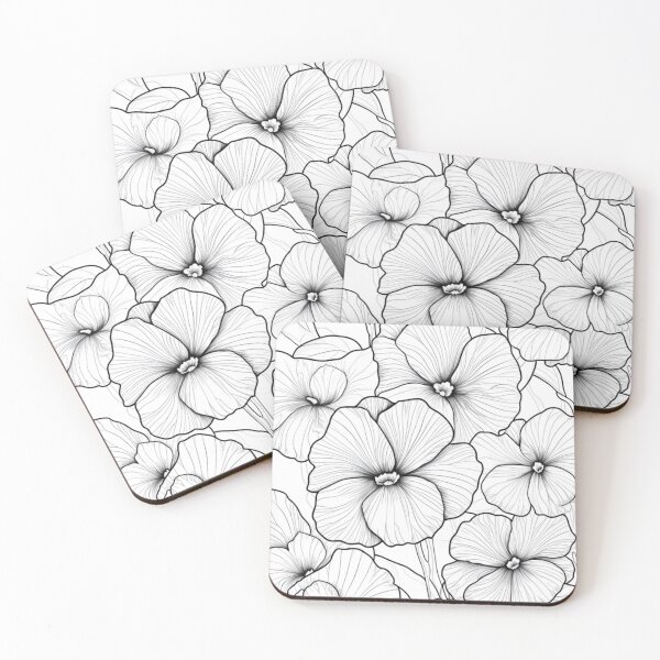 Item preview, Black and White Pansies designed and sold by PaperieJennifer.