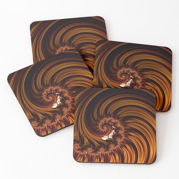 Item preview, Amber Painted Spiral designed and sold by Elisabeth Lucas.