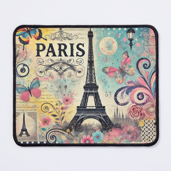 Item preview, Eiffel Tower art poster designed and sold by Random Designs.